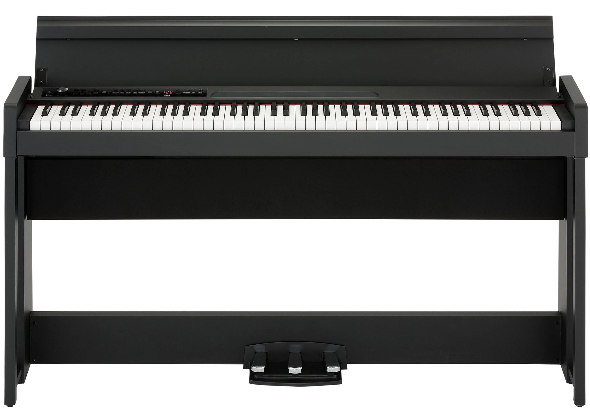 Korg C1-AIR BK Digitalpiano sachwarz matt, Authentisches Flügelerlebnis kompakt