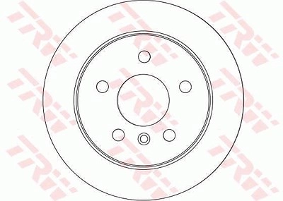 TRW Bremsscheibe DF4453 Bremsscheiben,Scheibenbremsen MERCEDES-BENZ,A-Klasse (W169),B-Klasse (W245)