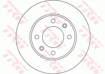 TRW Bremsscheibe DF4185 Bremsscheiben,Scheibenbremsen PEUGEOT,CITROËN,307 CC (3B),307 SW (3H),307 (3A/C),307 Break (3E),PARTNER Combispace (5F)