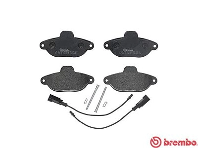 BREMBO Bremsbelagsatz P 24 147 Bremsbeläge,Bremsklötze FORD,FIAT,KA (RU8),500 (312),500 C (312)