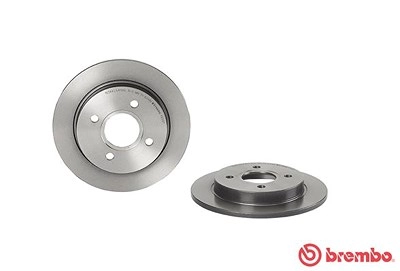 BREMBO Bremsscheibe 08.4931.21 Bremsscheiben,Scheibenbremsen FORD,Fiesta Mk6 Schrägheck (JA8, JR8),Fiesta Mk5 Schrägheck (JH1, JD1, JH3, JD3)