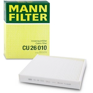 MANN-FILTER Innenraumfilter CU 26 010 Filter, Innenraumluft,Pollenfilter VW,AUDI,MERCEDES-BENZ,Polo Schrägheck (6R1, 6C1)