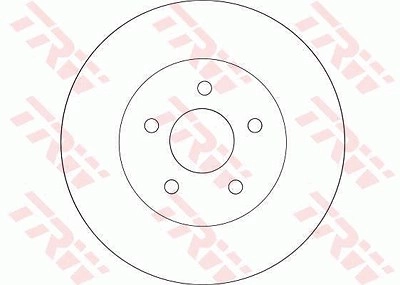 TRW Bremsscheibe DF4218 Bremsscheiben,Scheibenbremsen FORD,JAGUAR,MONDEO III Kombi (BWY),MONDEO III (B5Y),MONDEO III Stufenheck (B4Y)