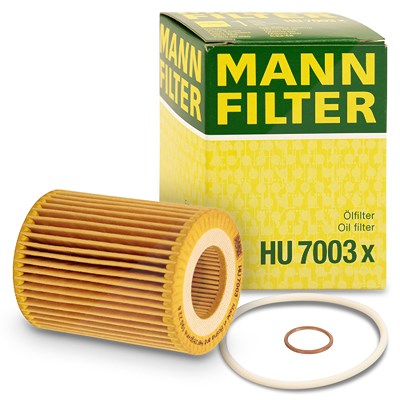 MANN-FILTER Ölfilter HU 7003 x Motorölfilter,Filter für Öl BMW,1 Schrägheck (F20),3 Touring (F31),3 Limousine (F30, F80),1 Schrägheck (F21)