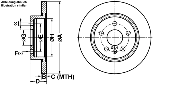 ATE Bremsscheibe 24.0112-0188.1 Bremsscheiben,Scheibenbremsen OPEL,CHEVROLET,DAEWOO,Astra J Sports Tourer (P10),ASTRA J,Mokka / Mokka X (J13)