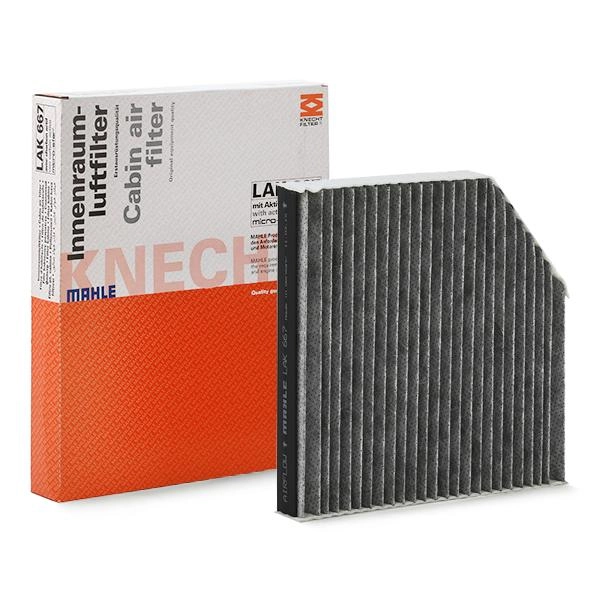 MAHLE ORIGINAL Innenraumfilter LAK 667 Filter, Innenraumluft,Pollenfilter VW,AUDI,INFINITI,GOLF III Variant (1H5),A6 Avant (4G5, 4GD, C7)