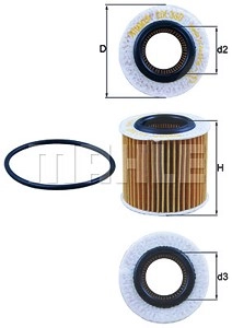 MAHLE ORIGINAL Ölfilter OX 360D Motorölfilter,Filter für Öl VW,SKODA,SEAT,POLO (9N_),Polo Schrägheck (6R1, 6C1),Fox Schrägheck (5Z1, 5Z3, 5Z4)