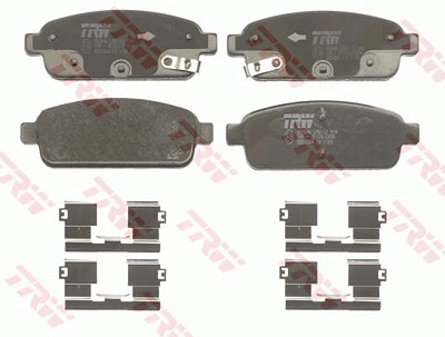 TRW Bremsbelagsatz GDB1844 Bremsbeläge,Bremsklötze OPEL,CHEVROLET,VAUXHALL,Astra J Sports Tourer (P10),ASTRA J,ZAFIRA TOURER C (P12)