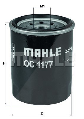 MAHLE ORIGINAL Ölfilter OC 1177 Motorölfilter,Filter für Öl TOYOTA,HONDA,MITSUBISHI,GT 86 Coupe (ZN6_),CR-V III (RE),CIVIC VI Hatchback (EJ, EK)