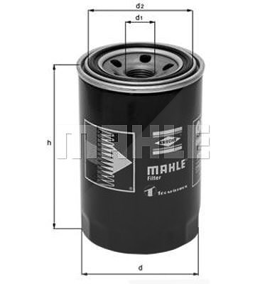 MAHLE ORIGINAL Ölfilter OC 217/6 Motorölfilter,Filter für Öl FIAT,TOYOTA,NISSAN,Sedici (FY_),COROLLA Coupe (_E9_),DYNA 100 Pritsche/Fahrgestell (YH_)