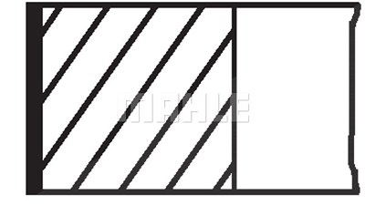 MAHLE ORIGINAL Kolbenringsatz 083 24 N0  BMW,3 Touring (E91),3 Limousine (E90),5 Limousine (E60),5 Touring (E61),X3 (E83),3 Coupe (E92),X5 (E70)