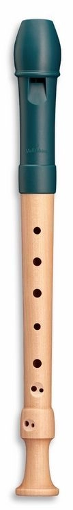 Mollenhauer 17413 Fipple "Dege" Sopran-Blockflöte barock seeblau