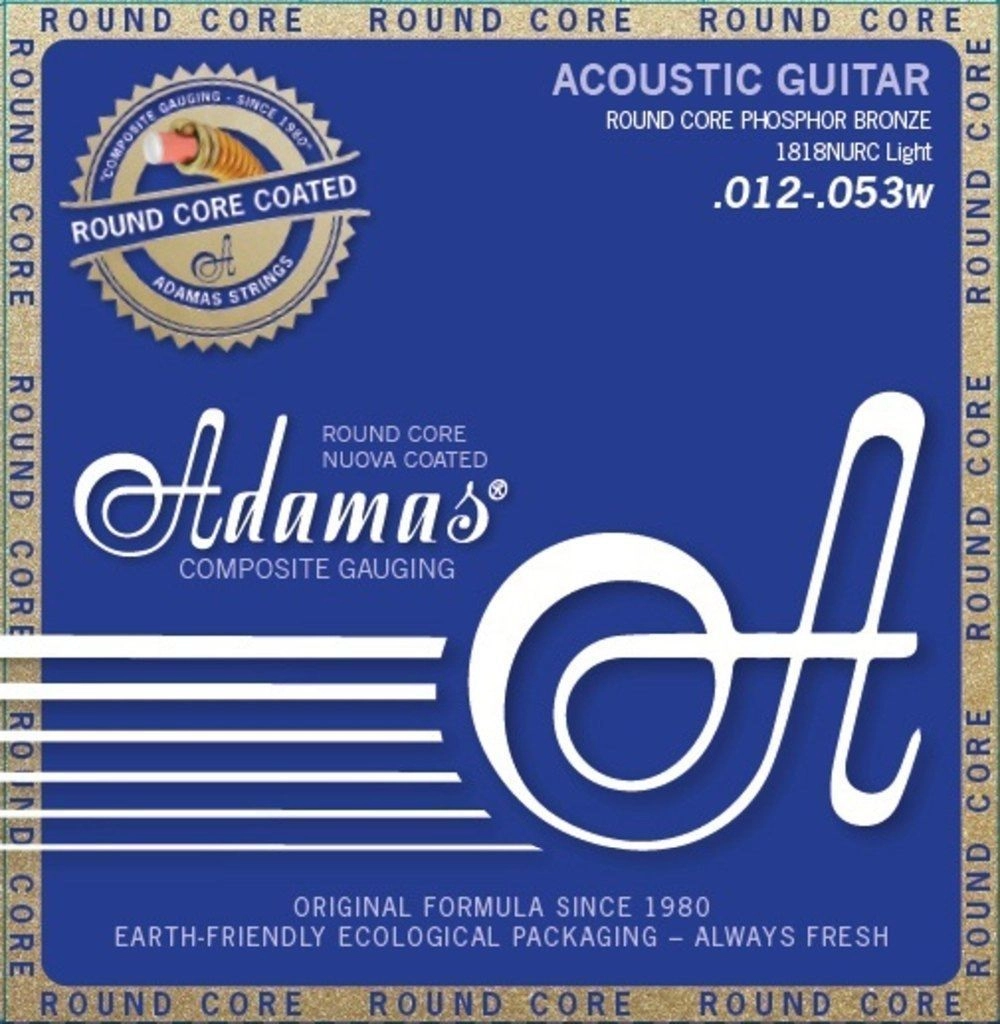 Adamas 1818NURC Round Core NUOVA Coated 6 String 012-.053 Light