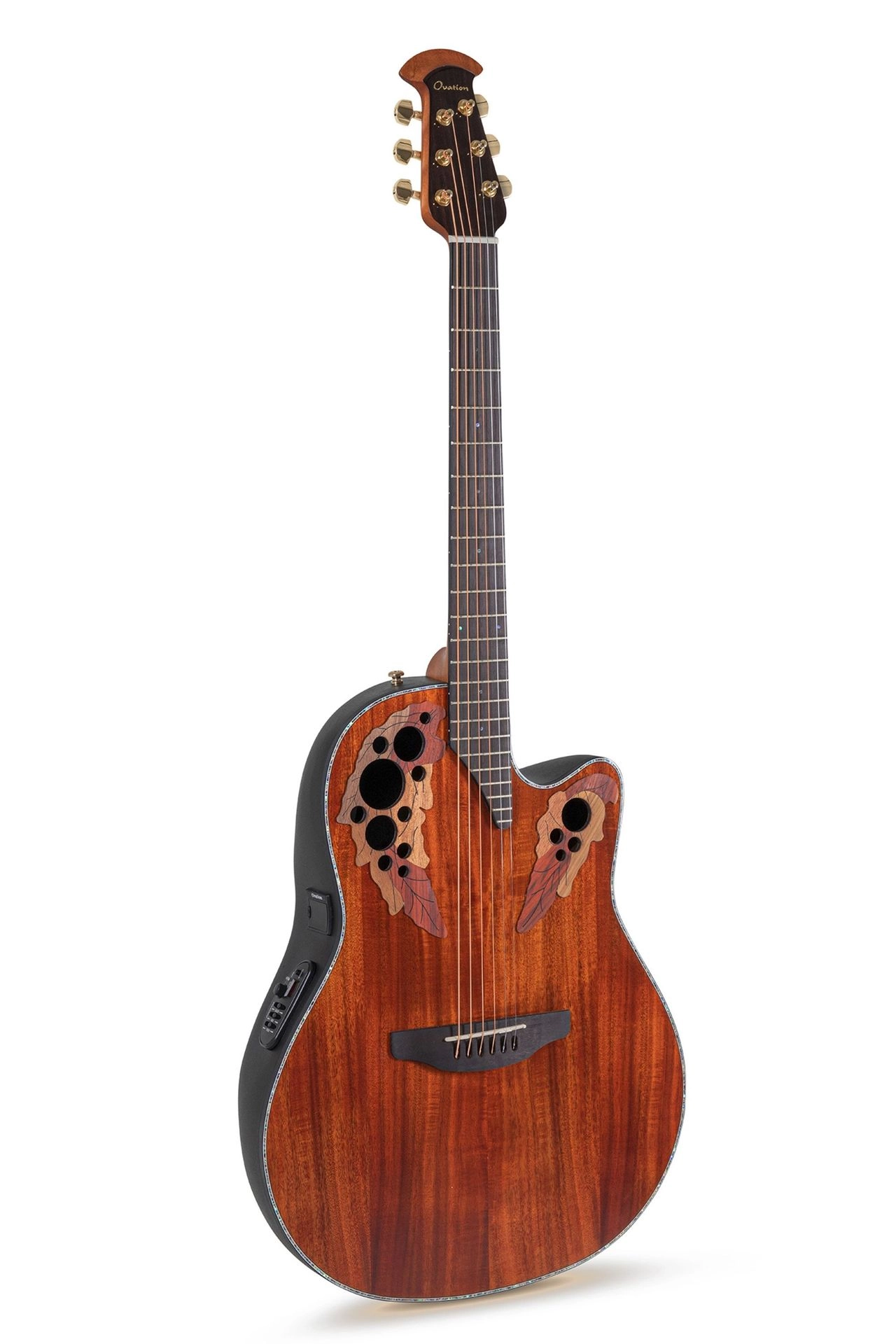 Ovation CE44P-FKOA Akustikgitarre mit PU Figured Koa