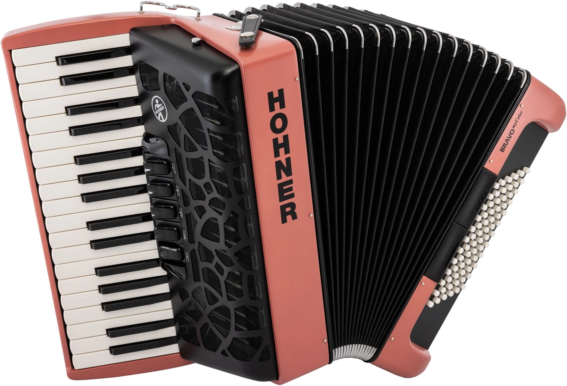 Hohner Akkordeon Bravo III 72 fire HOA166193 MY COLOR 72 Bässe, silent Key