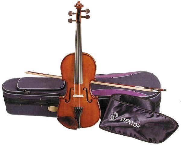 Stentor Violine Student I 1/2 SR-1400E2 1/2 Garnitur mit Koffer u. Bogen