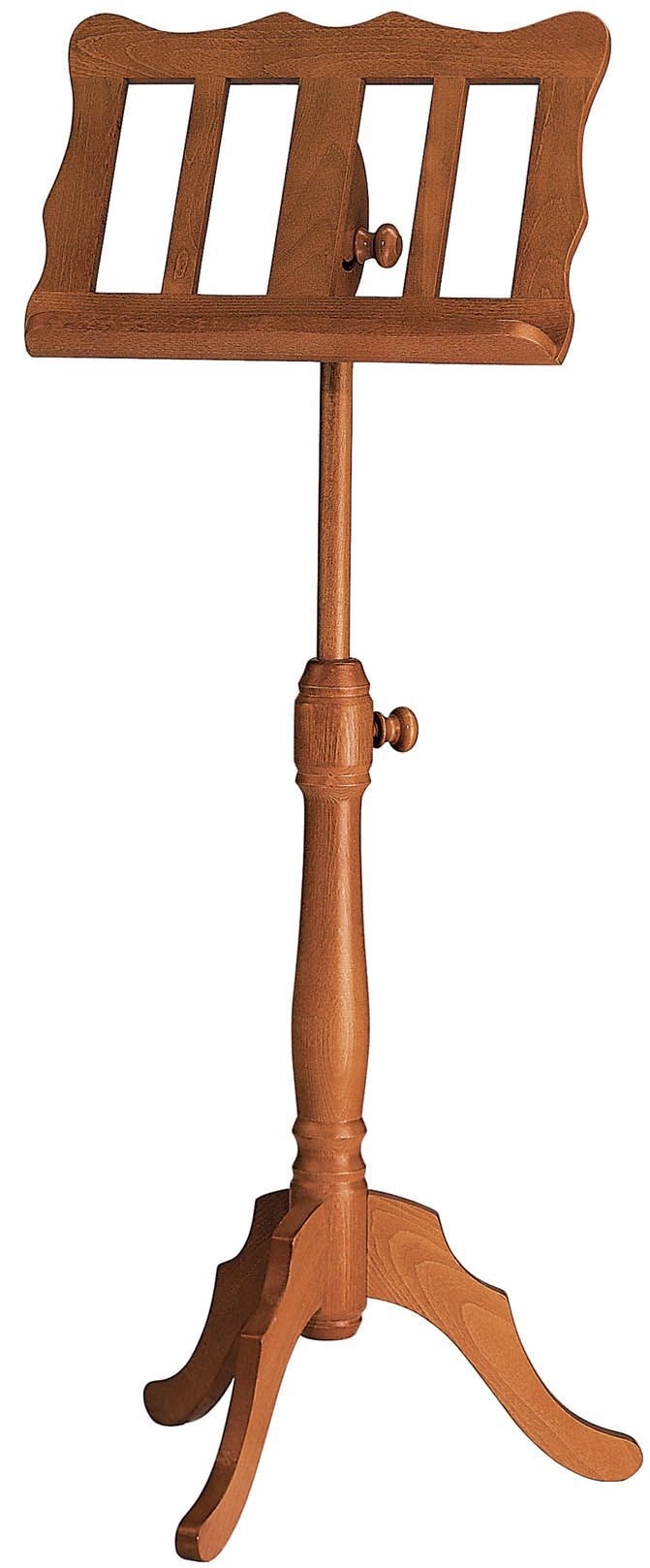 K&M 11707 Notenpult "Barock" Kirsche Höhe von 800 - 1200 mm