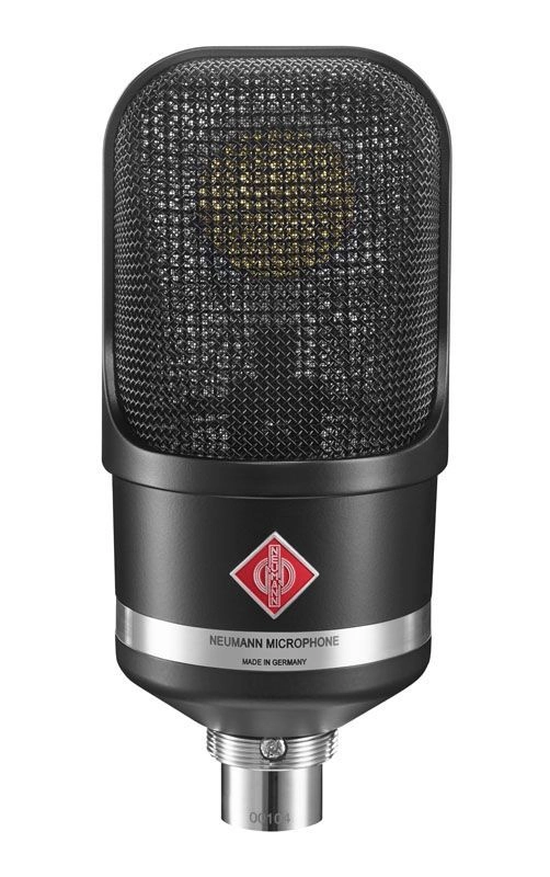 Neumann TLM 107 bk Studio Mikrofon, Großmembranmikrofon mit SG2 Stativgelenk