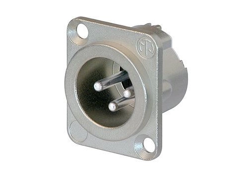XLR Neutrik NC3MD-LX, XLR Einbaustecker, male