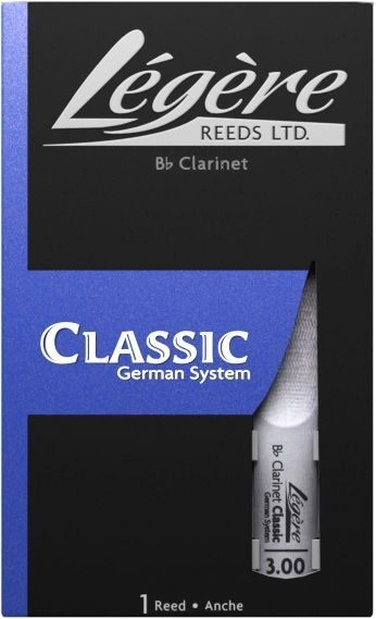 Legere B-Klarinette deutsch Blatt Classic 2-1/2 Synthetisches Blatt