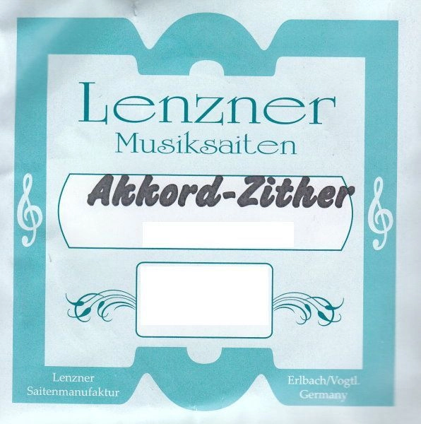 Lenzner Zither-Saiten Akkordzither, original Saiten für 331/100-3 49 Saiten