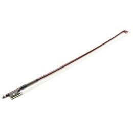 P&H Violinbogen 1/8 Fiberglass Student Schul-Bogen, Naturhaar, EASY REHAIRING