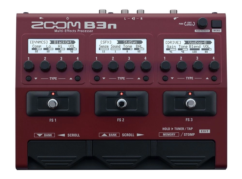 Zoom B3n Multieffektgerät für E-Bass