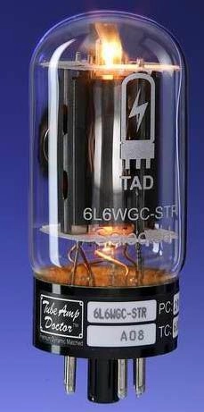 TAD Tubes 6L6WGC-STR REDBASE small bottle TAD PREMIUM Matched Quartett