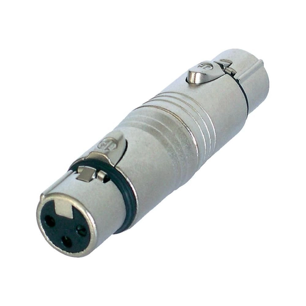 Neutrik NA3FF Festadapter XLRfemale XLRfemale Adapterstecker Buchse-Buchse