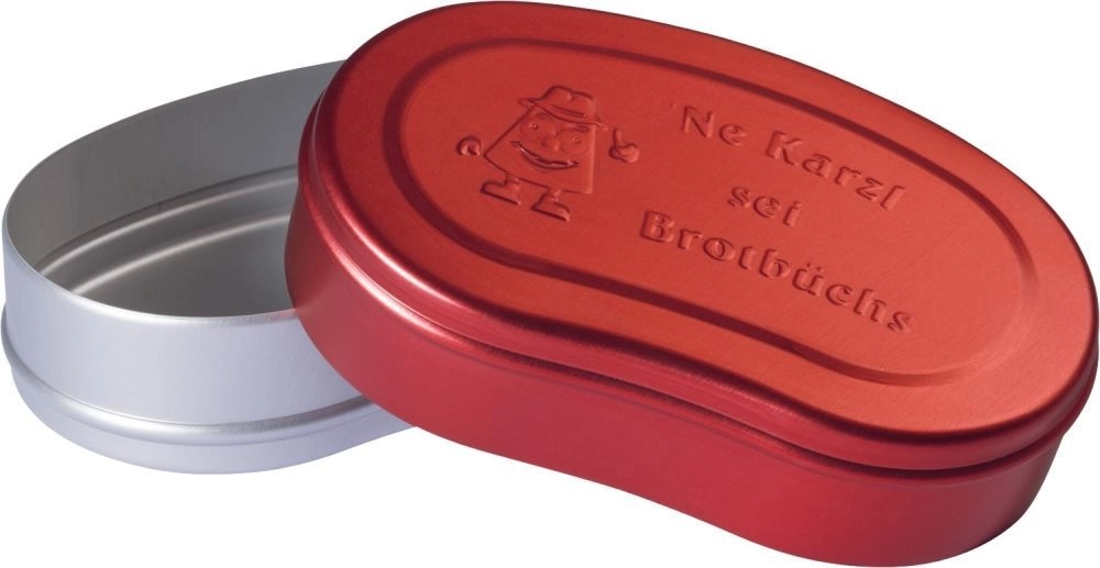 Jürgen Huss Ne Karzl sei Brotbüchse ROT Original aus dem Arzgebirg.