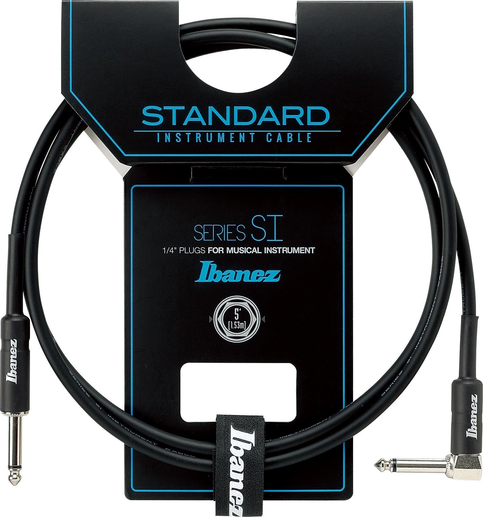 IBANEZ SI5L Instrumentenkabel - 1,53m 1x gerade & 1x gewinkelter Stecker