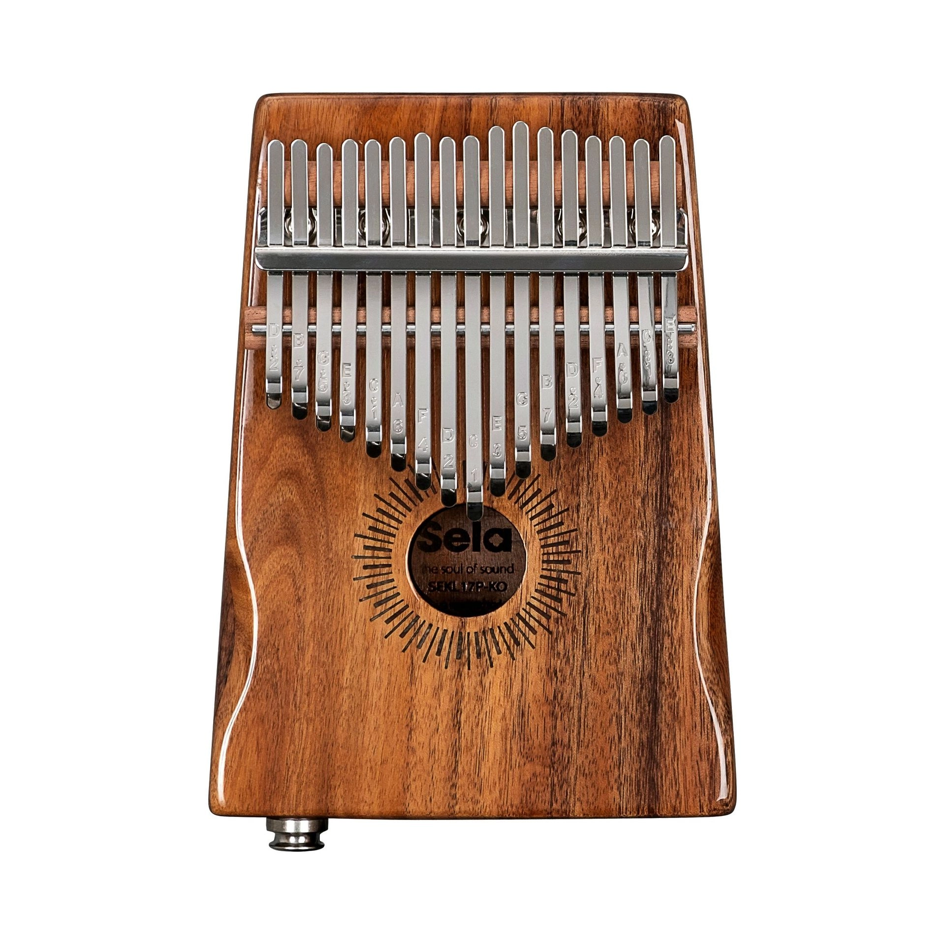 Sela Kalimba 17 Koa with Pickup