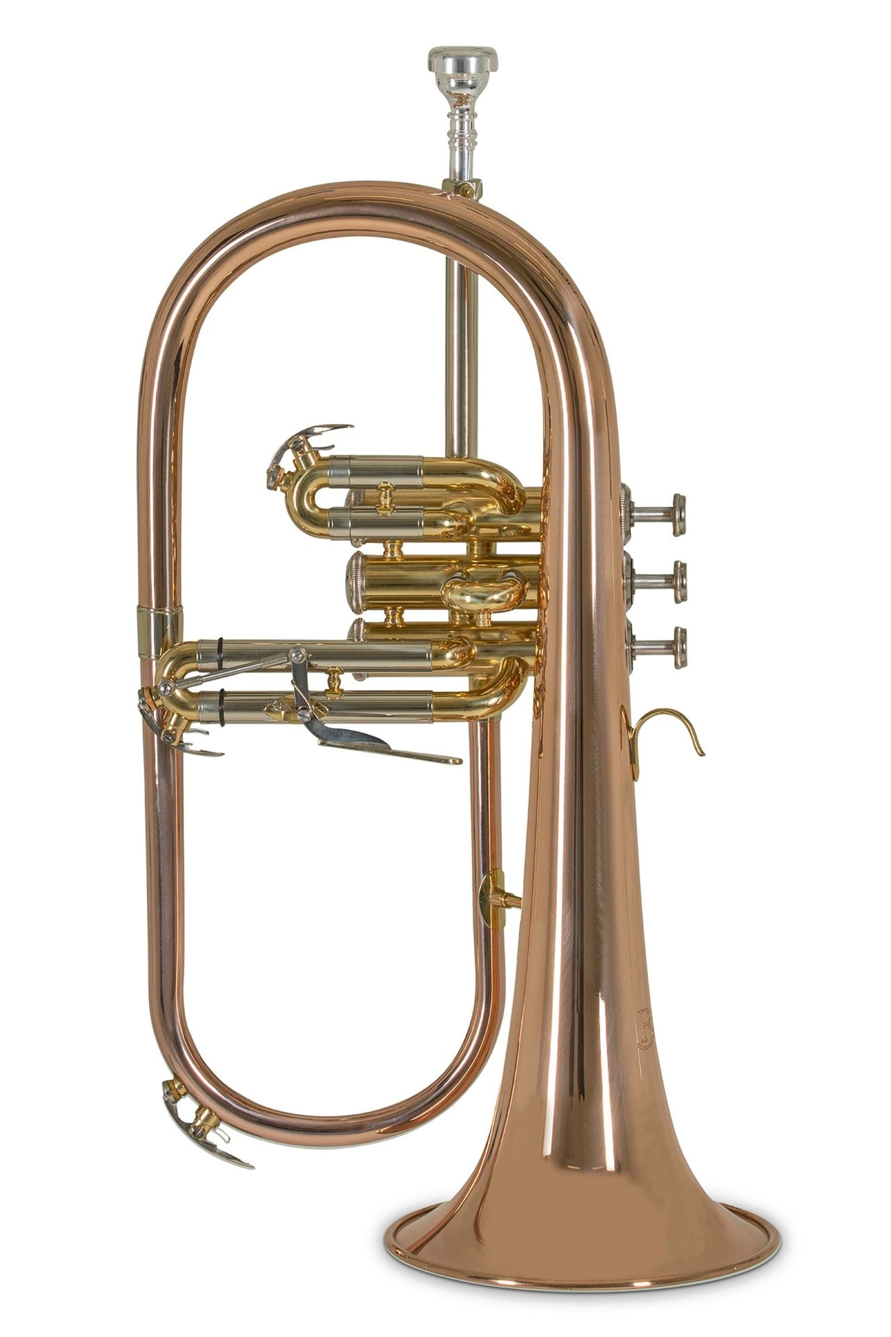 Bach FH501 B-Flügelhorn Goldmessing, Etui + Zubehör