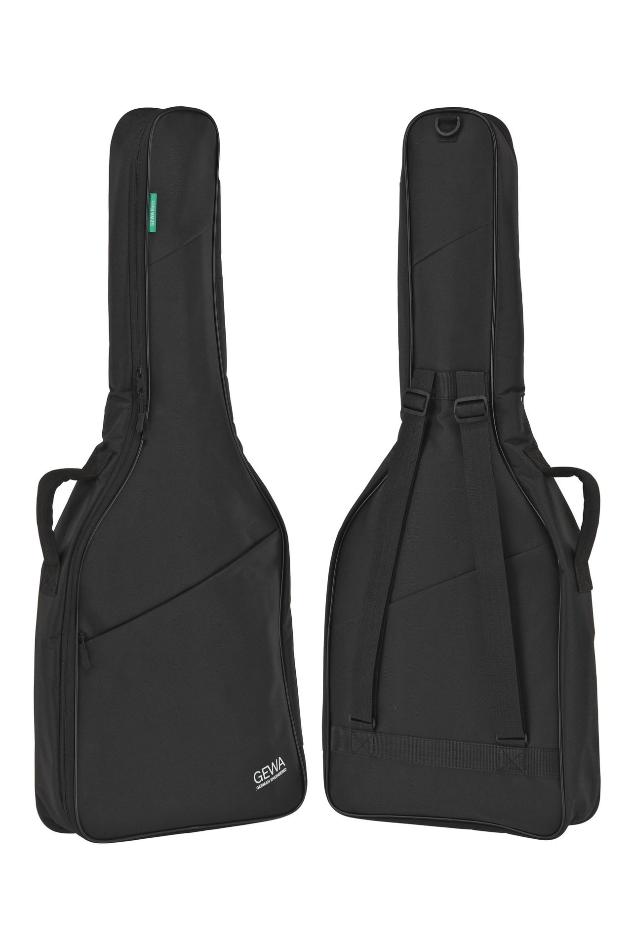 GEWA Gigbag Basic Konzertgitarre 3/4,Gitarrentasche mit 6mm Polsterung, schwarz