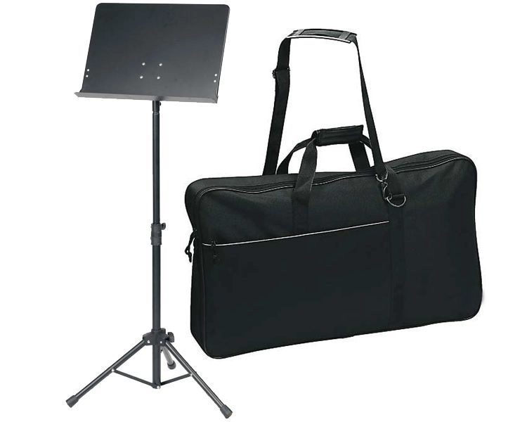 Markstein Orchester Notenpult-Set Vollblech MBL, Tragetasche mit Schultergurt