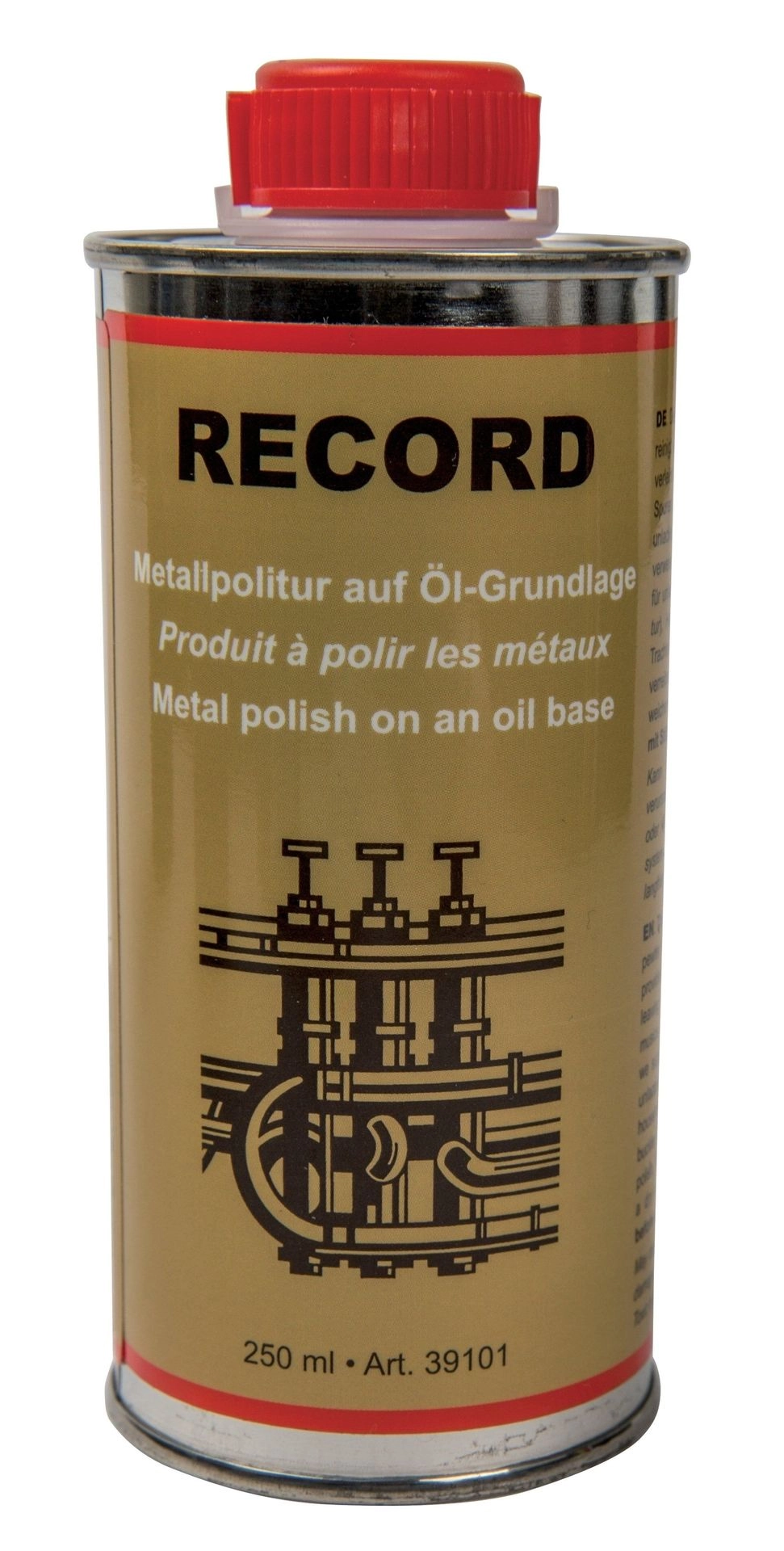 La Tromba Record Metallpolitur, schonende Politur für Messing, Kupfer u.a.