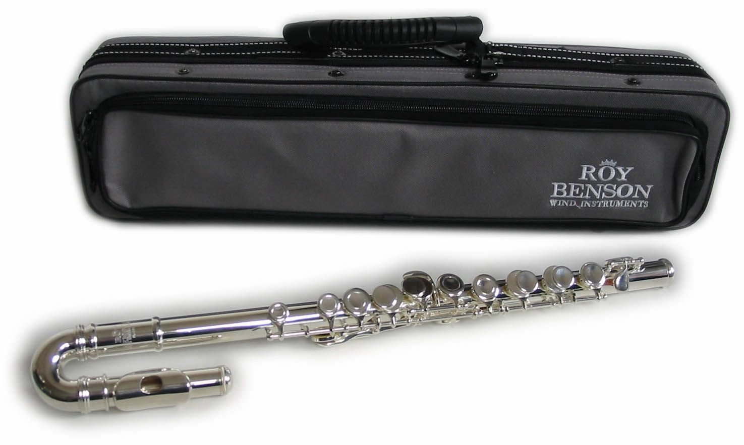 Roy Benson Kinder-Querflöte FL-102, gebogener Kopf, incl. Etui
