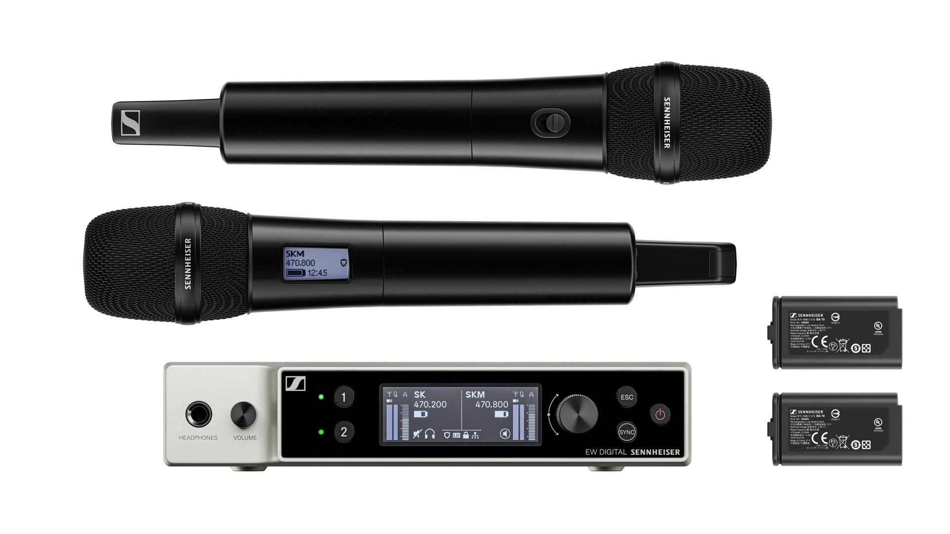 Sennheiser EW-DX 835-S SET Q1-6 Zweikanal Digitales Wireless System