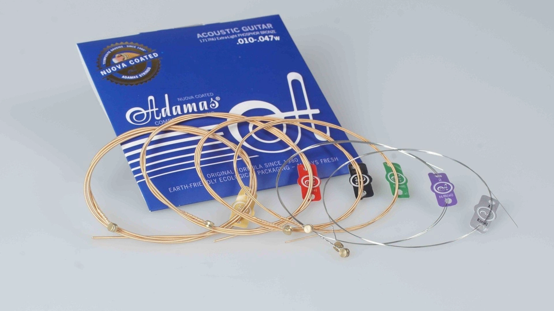 Adamas 1717NURC Round Core NUOVA Coated 6 String 010-.047 Light