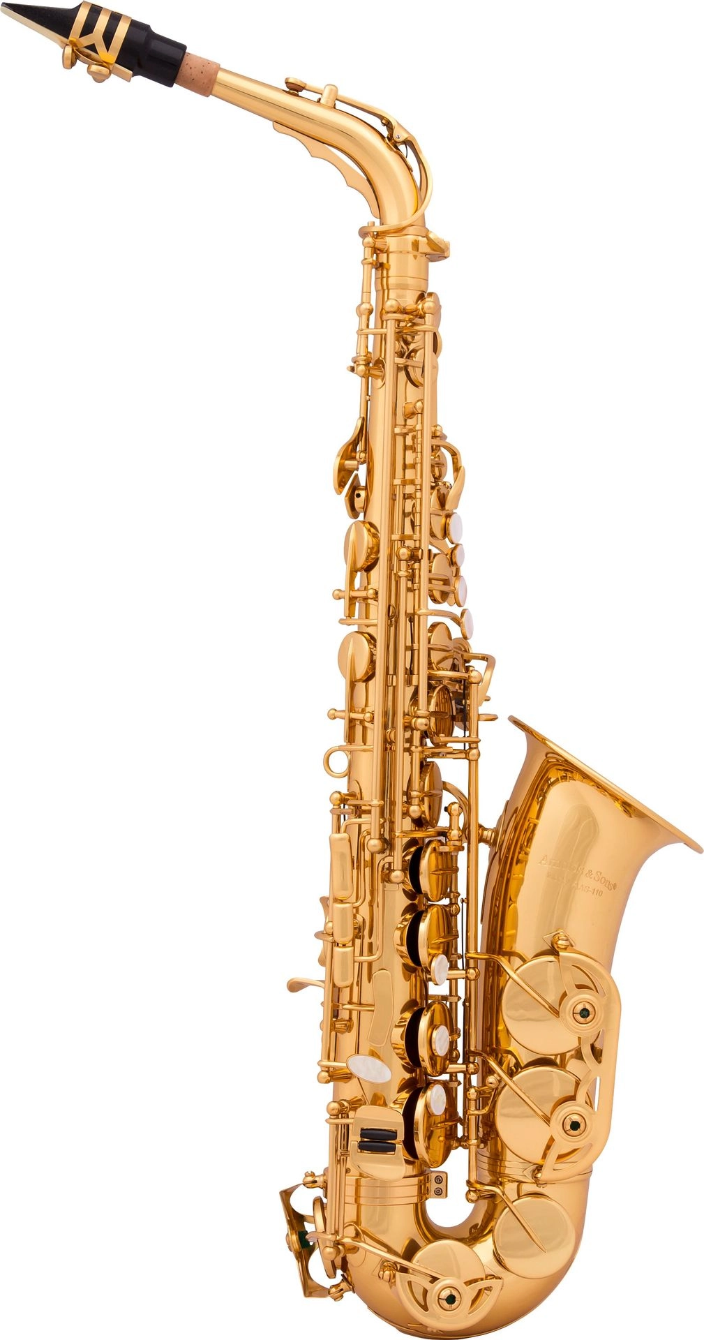 Arnolds Altsaxophon AAS-110 Goldlack, incl. Etui u. Zubehör