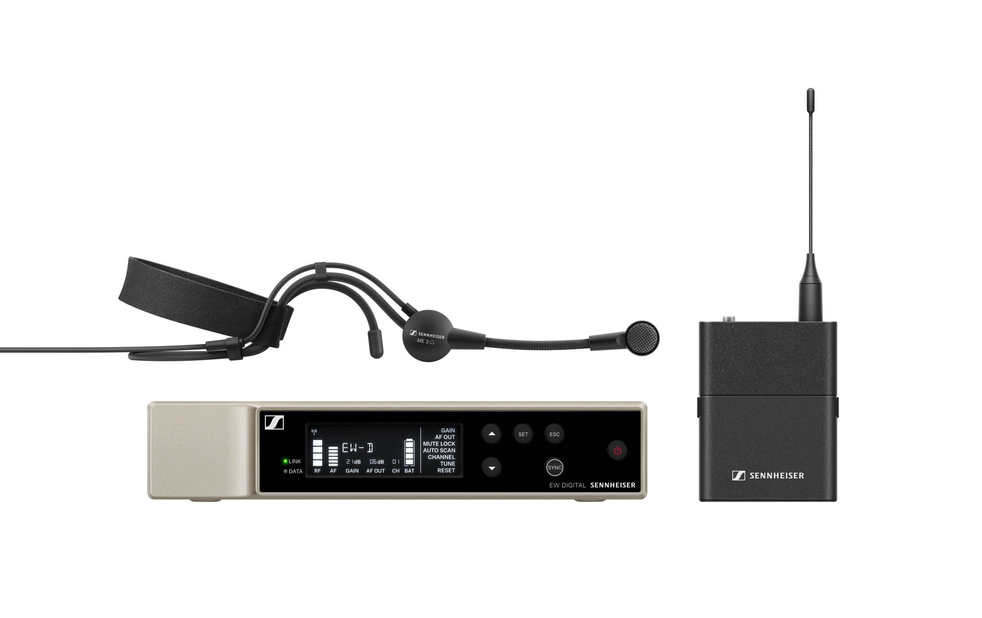 Sennheiser EW-D ME3 SET U1/5 Headset Evolution Wireless Digital System