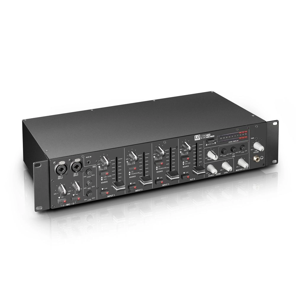 LD Systems ZONE 423 - 19" 2-Zonen Mixer 2HE