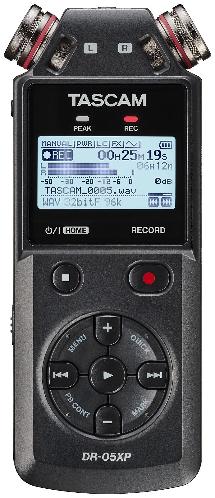 Tascam DR-05XP Tragbarer Stereo-Audiorecorder und USB-Interface