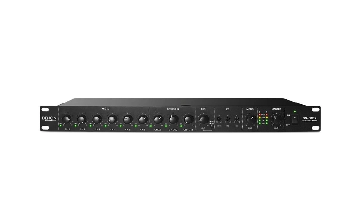 Denon DN-312X 12-Kanal Rackmixer 19" 1 HE
