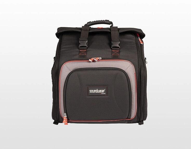 Soundwear Performer 2048 Akkordeon-Rucksack 48 Bass Gigbag, schwarz