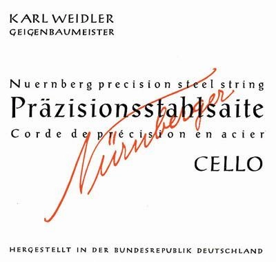 Karl Weidler Cello 1/2 A Saite Stahl mittel