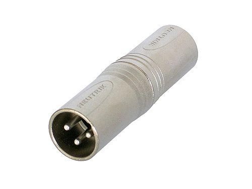 Neutrik NA3MM Festadapter XLRmale XLRmale Adapterstecker Stecker-Stecker