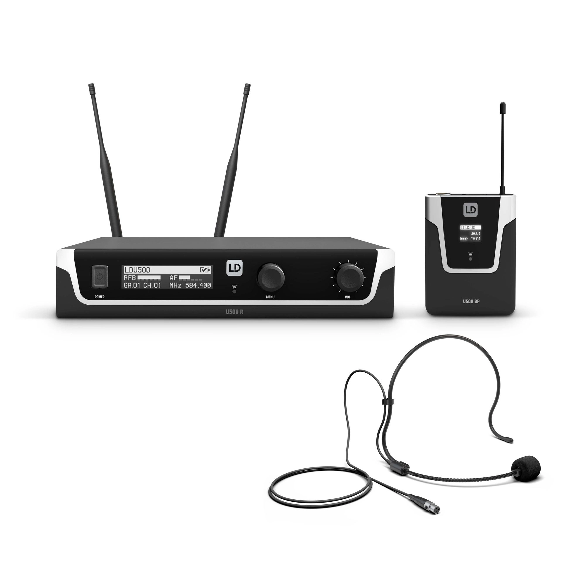 LD Systems U508 BPH Headset Wireless System 823 - 832 MHz + 863 - 865 MHz.