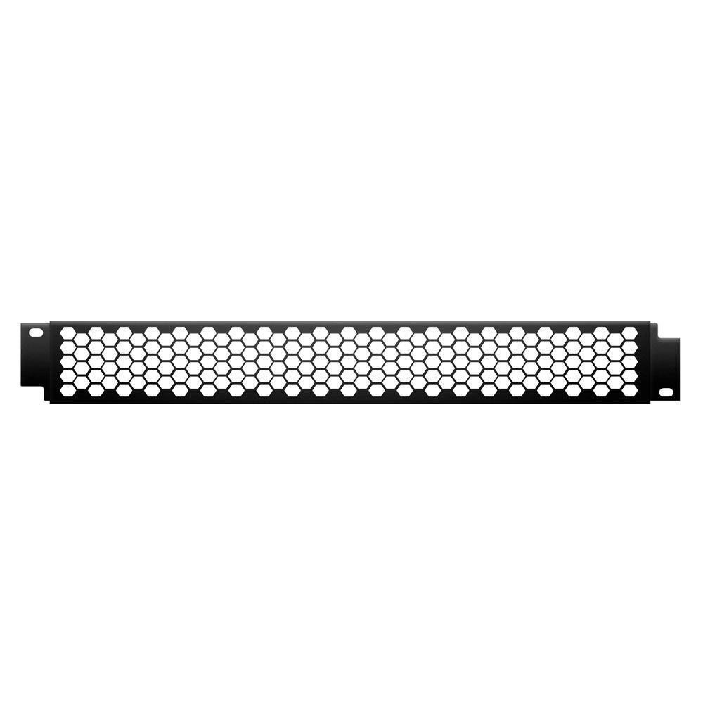 Adam Hall 87445 Rackblende, 19" Lochblechabdeckung 1 HE, grobe Lochung