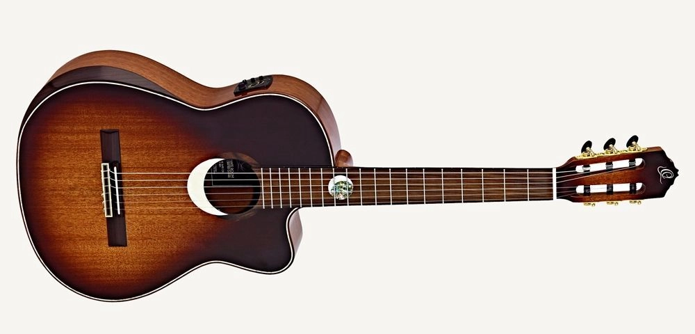 Ortega ECLIPSE SUITE C/E Konzertgitarre mit Tonabnehmer Cutaway incl. Gigbag